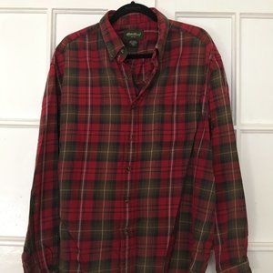 Eddie Bauer Flannel Button Down Shirt